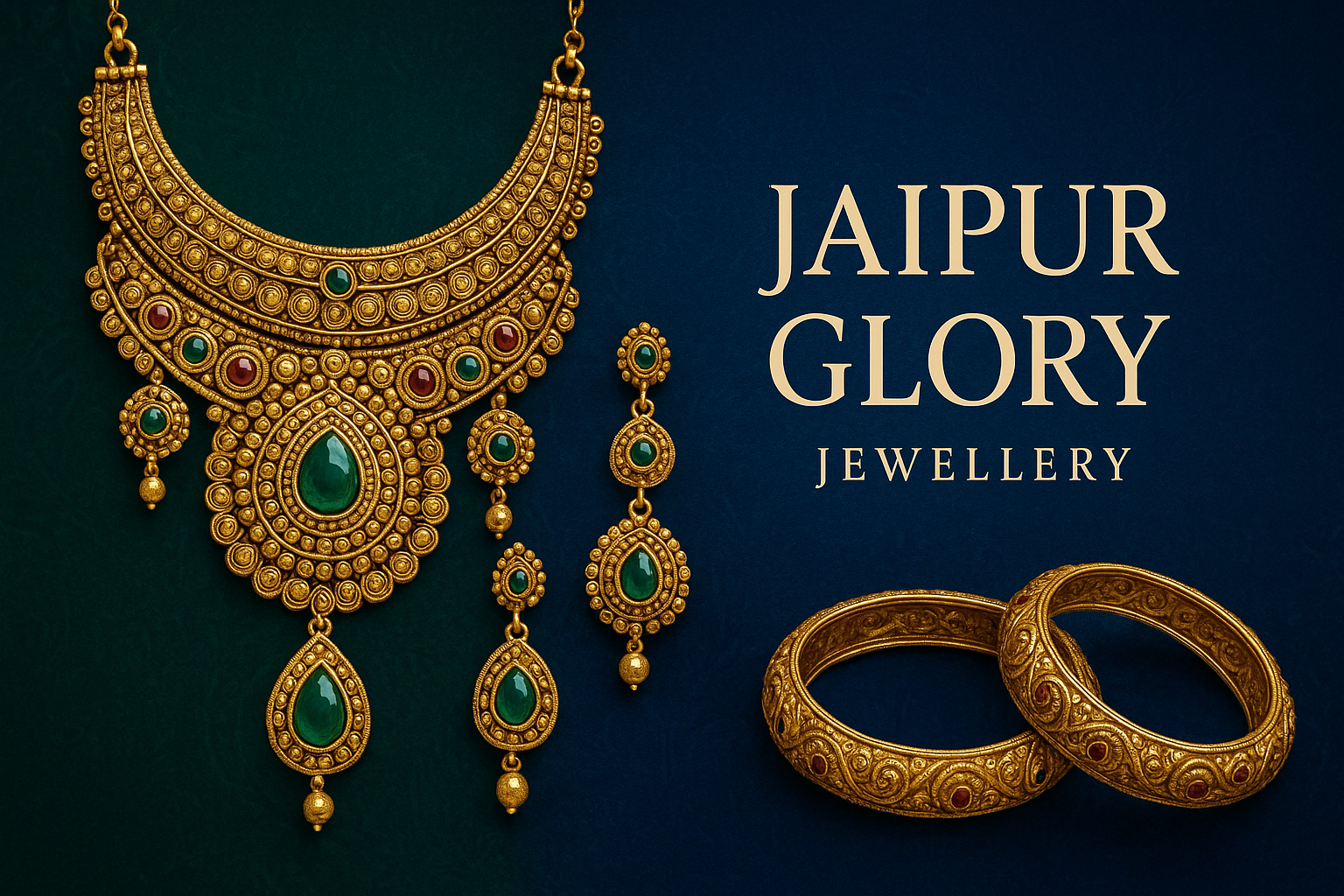 Elegant Jaipur Glory Jewellery Banner